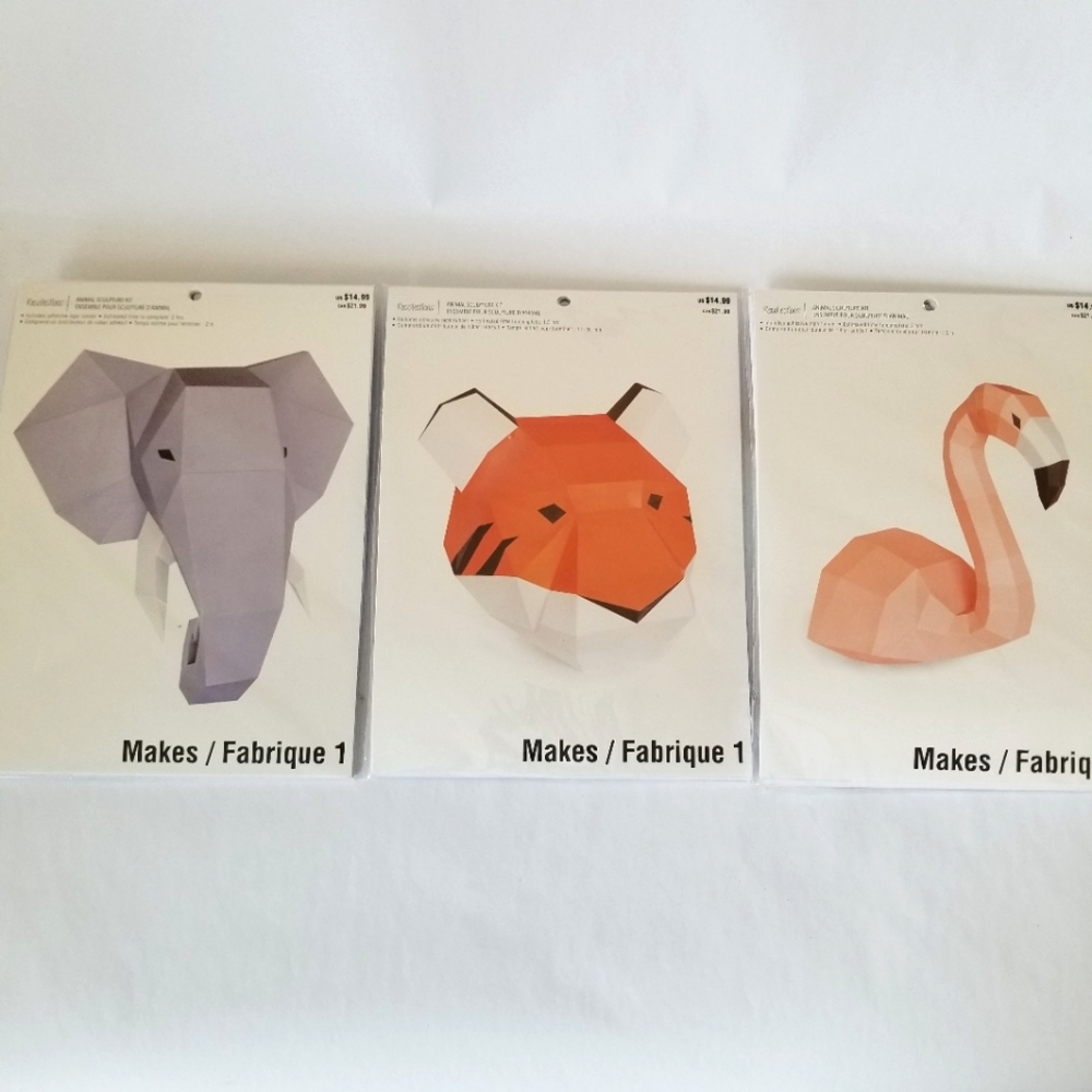 Bundle! 3 Animal Sculpture Kits - Picture 2 of 8
